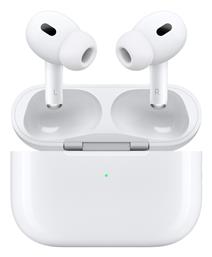 AirPods Pro (2nd generation) with MagSafe Charging Case (USB‑C) In-ear Bluetooth Handsfree Ακουστικά με Αντοχή στον Ιδρώτα και Θήκη Φόρτισης Λευκά Apple