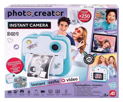 Photo Creator Instant Compact Φωτογραφική Μηχανή 12MP με Οθόνη 2.4'' Θερμικής Εκτύπωσης Λευκή AS από το BlablaToys