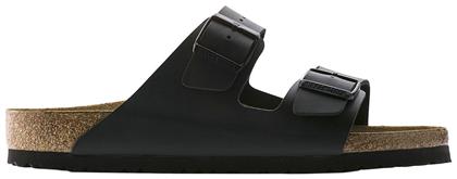 Arizona Birko-Flor Ανδρικά Σανδάλια σε Μαύρο Χρώμα Narrow Fit Birkenstock