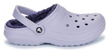 Classic Fuzz Lined Γυναικεία Σαμπό Μωβ Crocs