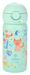 Wonder Bottle Save the Aegean Θερμός Non Spill 350ml Feline Foliage Estia