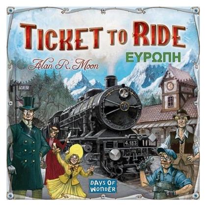 Επιτραπέζιο Παιχνίδι Days Of Wonder Ticket To Ride: Ευρώπη για 2-5 Παίκτες 8+ Ετών Kaissa