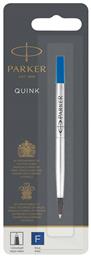 Quink Ανταλλακτικό Μελάνι για Στυλό Fine σε Μπλε χρώμα Rollerball Parker