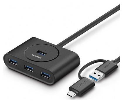 CR113 USB 3.0 Hub 4 Θυρών με σύνδεση USB-A / USB-C Ugreen από το e-shop